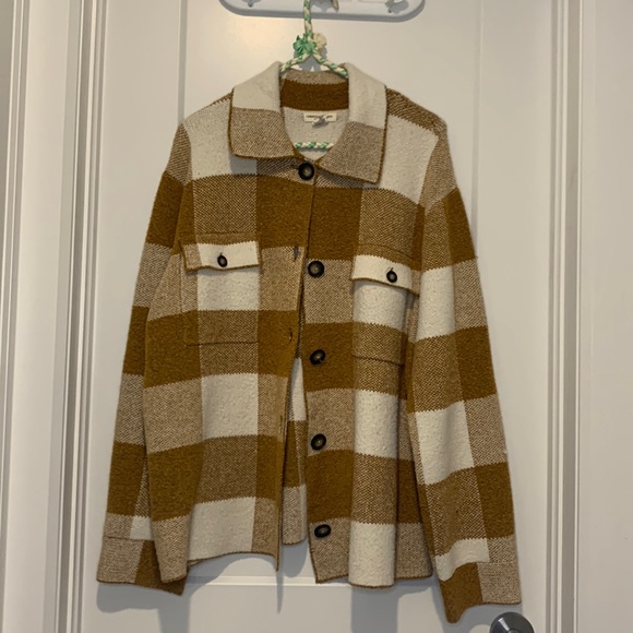 Christian Siriano Sweaters - Cardigan Shacket Shirt Jacket